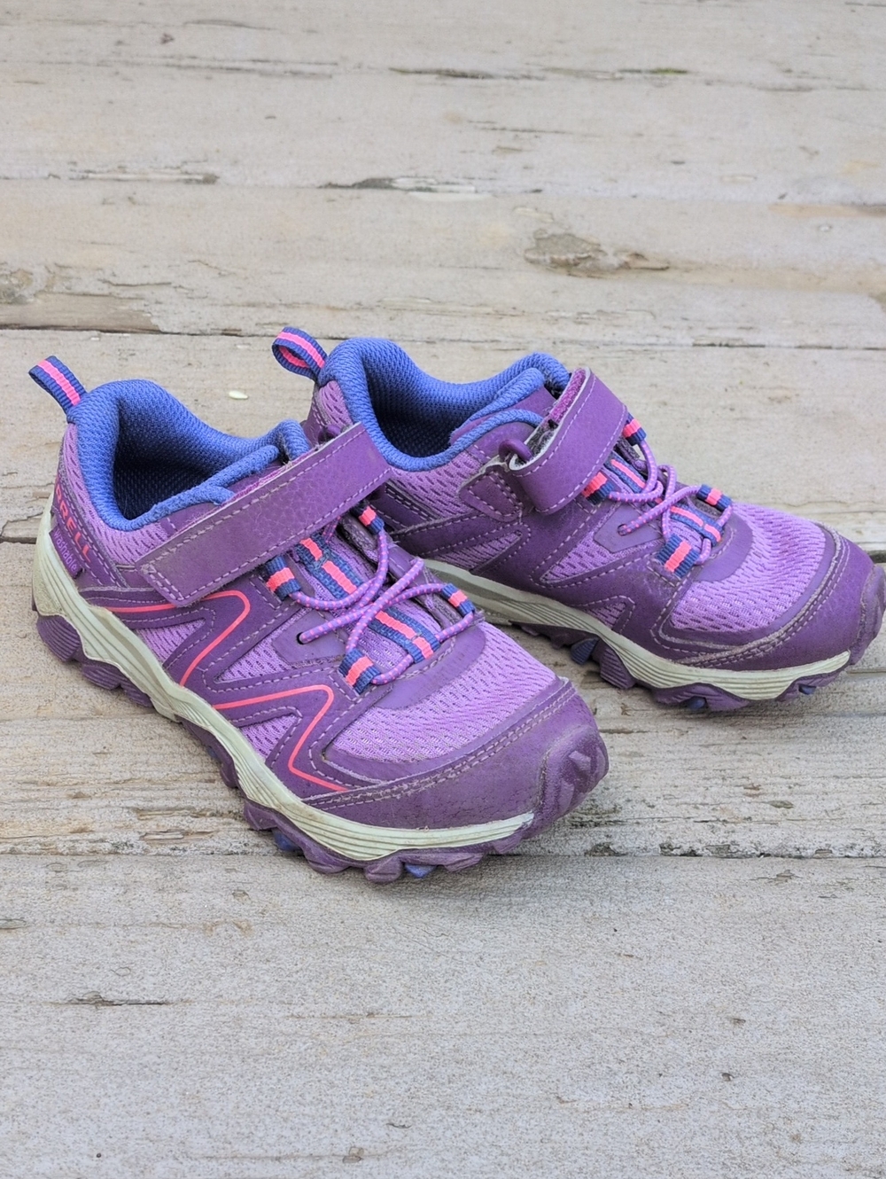 Merrill Kids Moab Trail Shoes - Purple